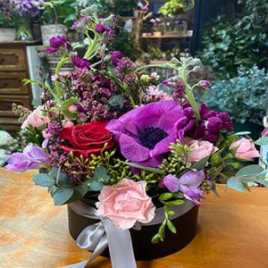 Purple Flower Box